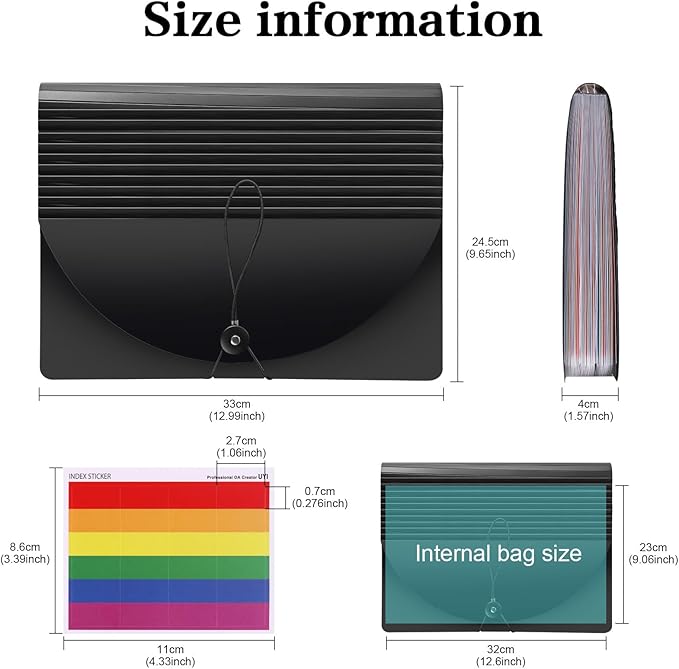 37-Pocket Expanding File Folder - Image 3