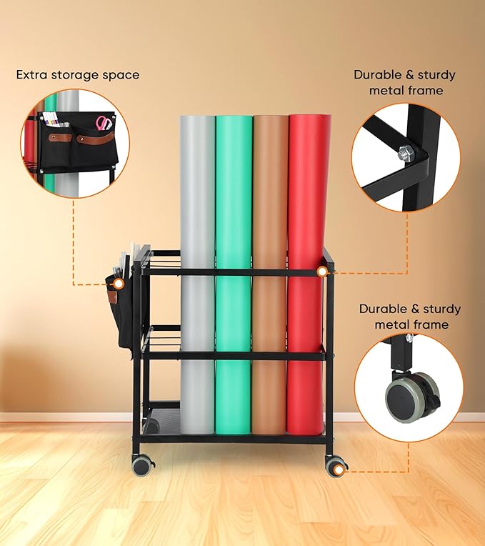 Blueprint Storage Rack Cart - Image 4