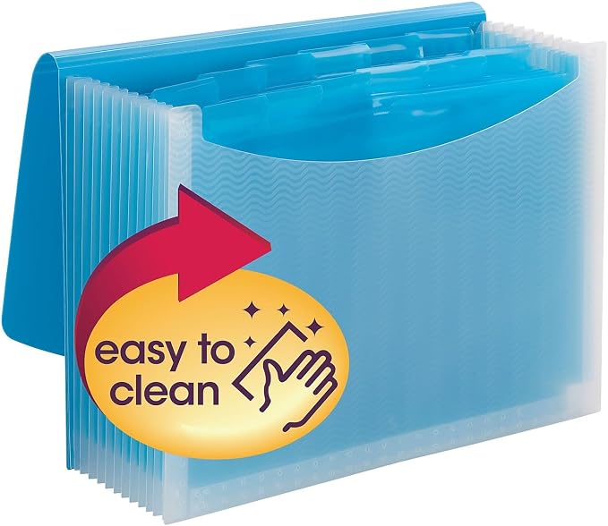 Smead Poly Frequency Expanding File Folders, Flap and Cord Closure, Letter Size - Image 5