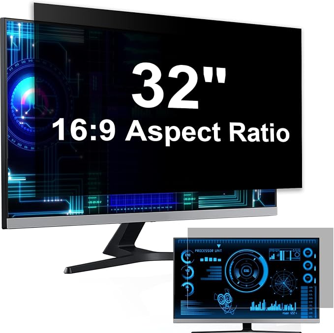 32 Inch Computer Privacy Screen Filter by Protescreen