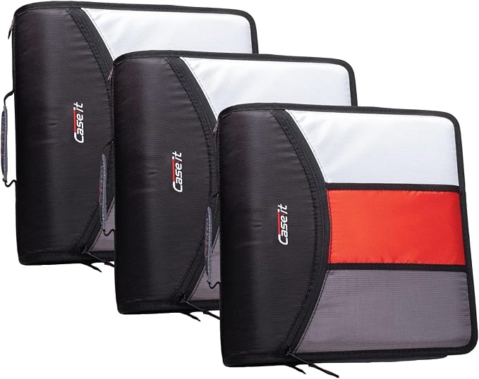 Case-it The Mighty Zip Tab Zipper Binder by Case-it