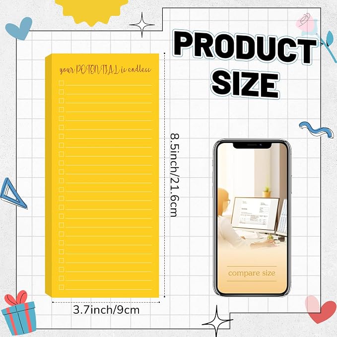 Censen 10 Pack 500 Sheets to Do List Notes Daily Checklist Notepad - Image 2