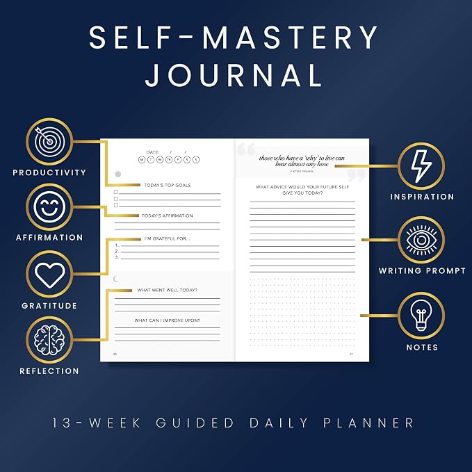 Self-Mastery 5 Minute Journal - Image 2