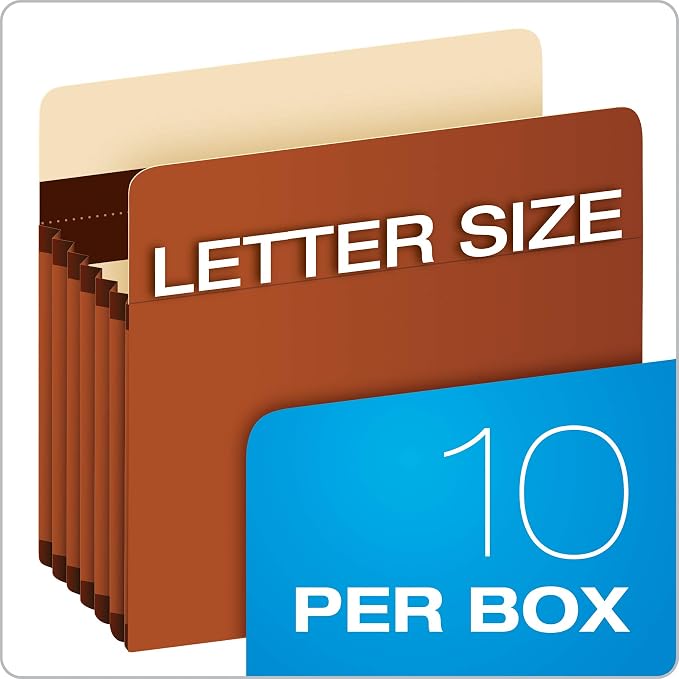 Pendaflex Expanding Accordion File Pockets, Extra Durable, Expands 5.25" - Image 5