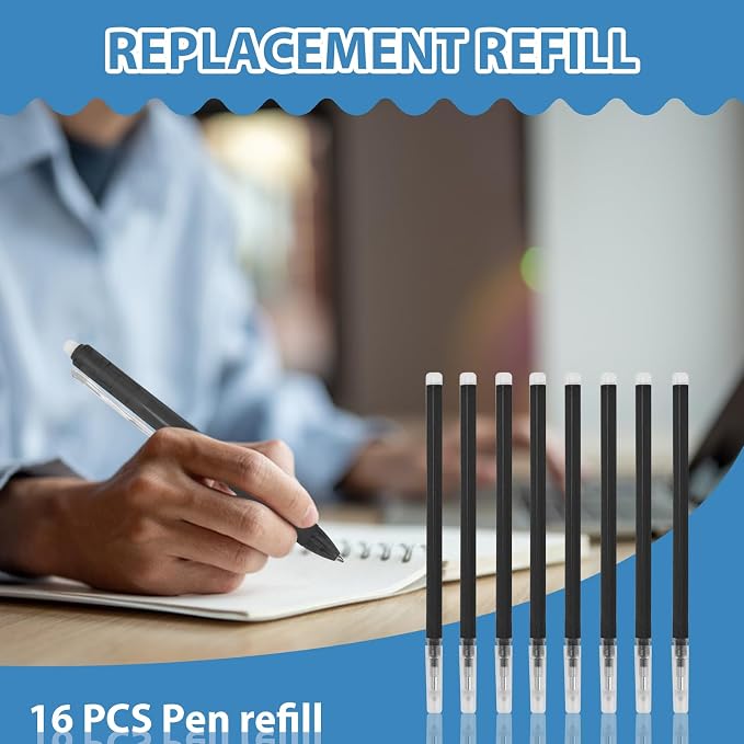 16 Pcs 0.7 mm Erasable Pen Refills Compatible - Image 4