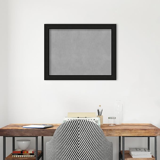 Amanti Art Black Framed Magnetic Board 21x27 Medium Vision Board - Image 5