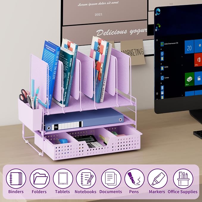 LEKETREE Desk Organizer, Office Organization - Image 2