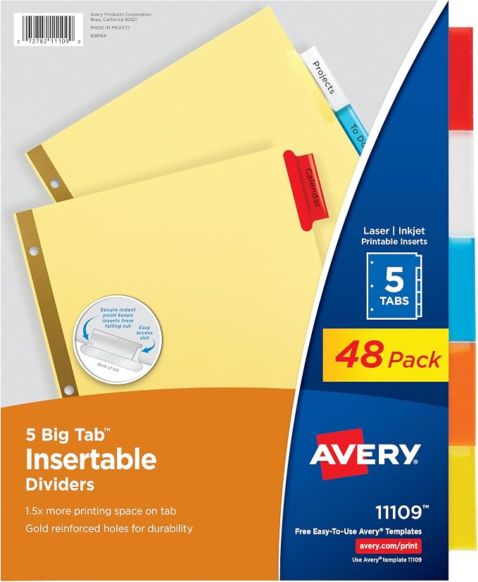 Avery Binder Dividers by Avery