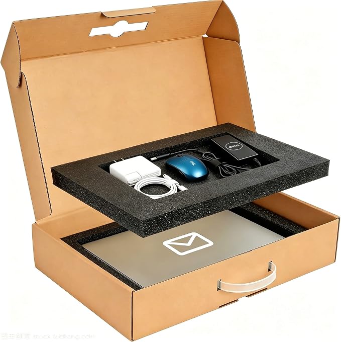 Laptop Shipping Box Cardboard Laptop Sleeves Secure Mailing Boxes - Image 2