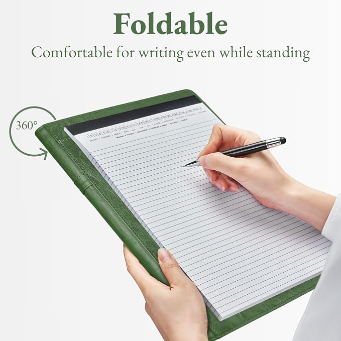 Mymazn Padfolio, Portfolio Folder, Legal Pad Holder, Resume Folder | Faux - Image 5
