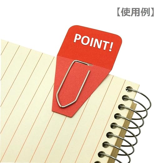 Clip-Rite;, Inc. Solid Clip-Flags Office Supplies Solid Red Blue, 2.9 x 4.2 - Image 2