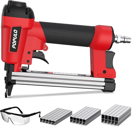 POPULO Pneumatic Staple Gun, Air Staple Gun by populo