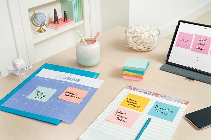 Post-it Notes, 4 in x 6 in, 5 Lined Sticky Note Pads, 100 Sheets per Pad - Image 4