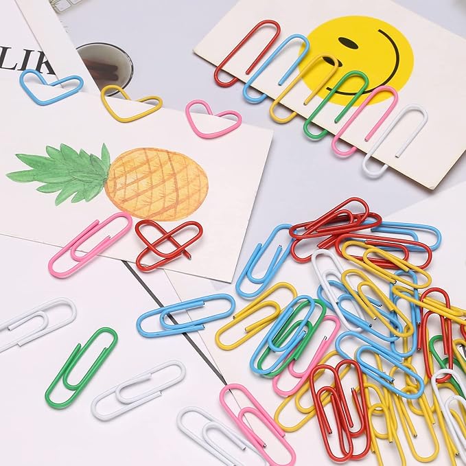 Elisel Paper Clips, Durable and Rustproof Coated Paper Clips, School and - Image 5