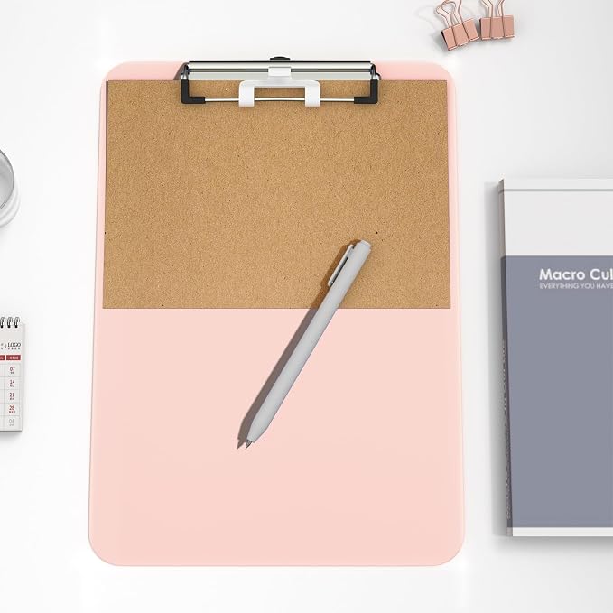 Hongri Plastic Clipboard with Pen Holder, Nurses and Women, Low Profile Clip - Image 7