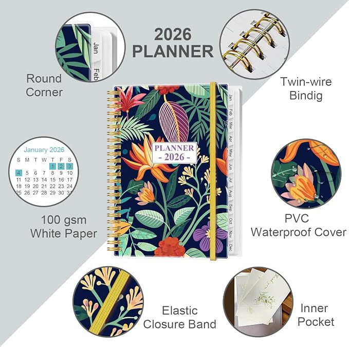 2026 Planner - Planner 2026 from January 2026 - December 2026, Weekly & Monthly - Image 2
