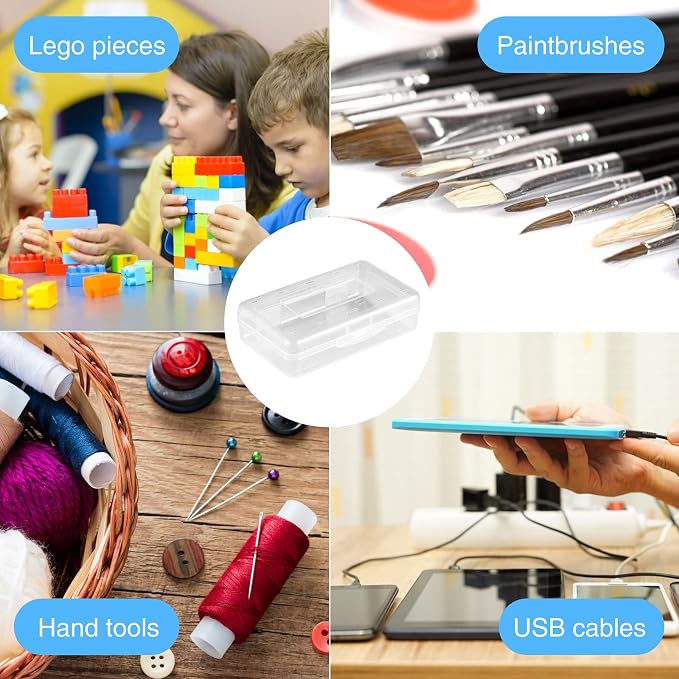 Sooez 3 Pack Pencil Case, Large Hard Pencil Box Bulk, Plastic Storage Container - Image 8