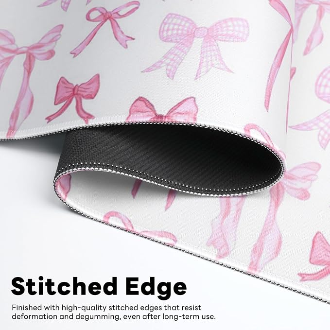 Desk Mat, Big Desk Pad, 31.5x11.8 Inches Extended Big Gaming Mouse Pad - Image 4