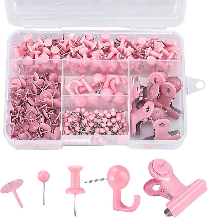 310 Pcs Push Pins Set by BESARME