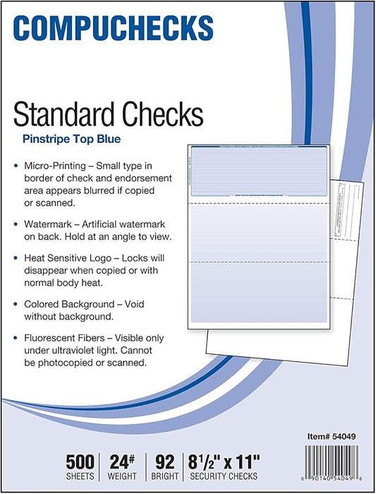 Business Voucher Check Stock by Compuchecks