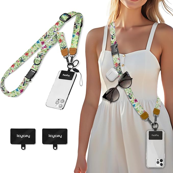 Icycay Phone Lanyard Crossbody, Bird Cell Phone Strap by Icycay