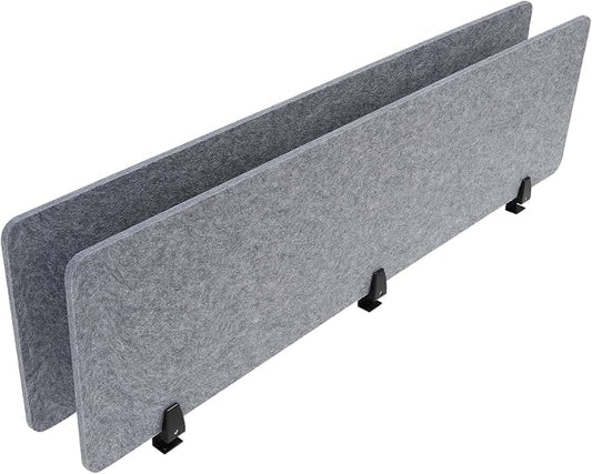 Clamp-On Acoustic Desk Divider, Desktop Privacy Panel, Sound Absorbing by Eapmic