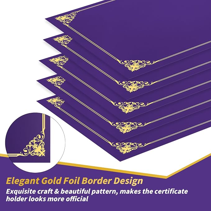 150 Pcs Certificate Holders Bulk, Document Covers - Image 3