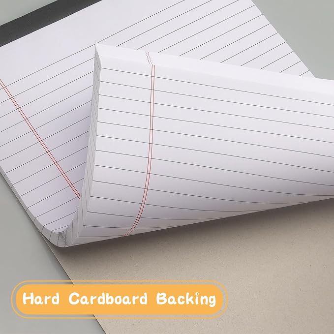 ZZTX Legal Pad 8.5x11 Inch White Lined 50 Sheets 1 Pack | A4 letter, Thick & - Image 4