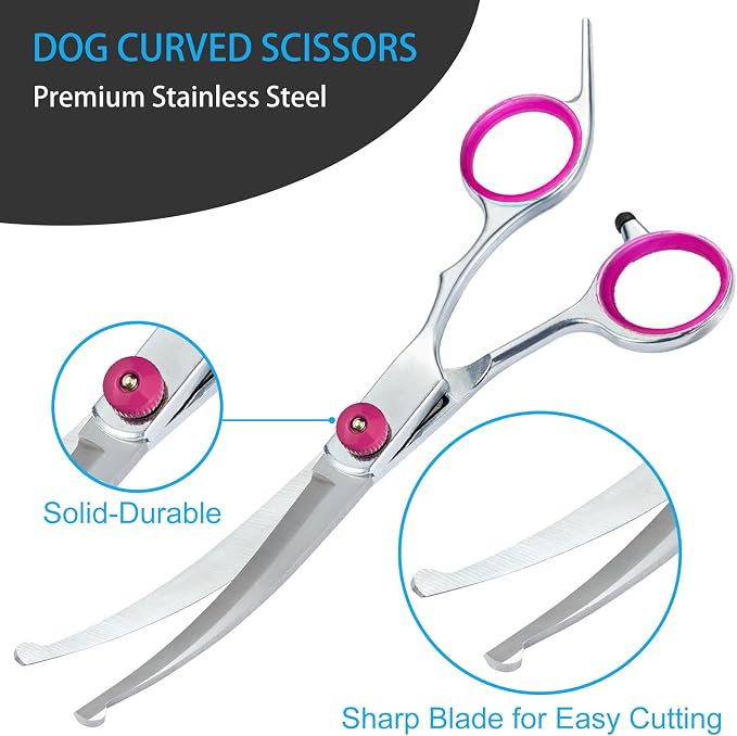 5 in 1 Premium Dog Grooming Scissors, Professional Dog Scissors - Image 4