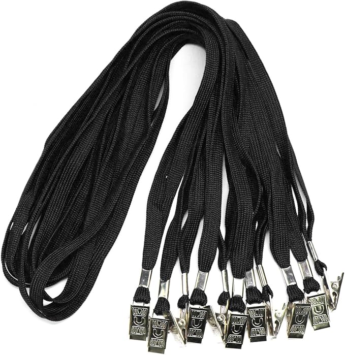 Ollain Badge Lanyards Neck Bulk Cruise Lanyards Black Lanyard by Ollain