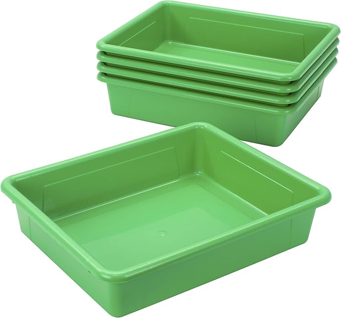 Storex 62520U05C Storage Tray, Letter Size, Flat Tray - Image 3