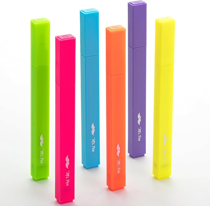 Mr. Pen- Aesthetic Highlighters No Bleed, 6 Pack, Cute Highlighters Assorted - Image 8