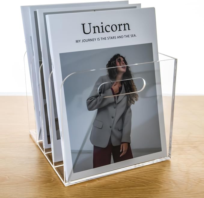 Acrylic File Holder for Desk - Image 7