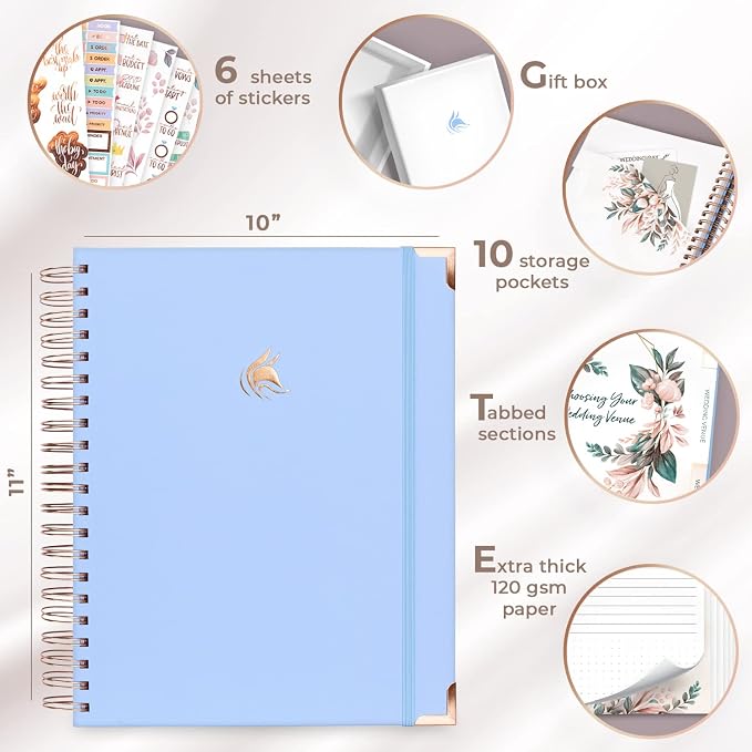 Clever Fox Wedding Planner – Notebook Organizer - Image 6