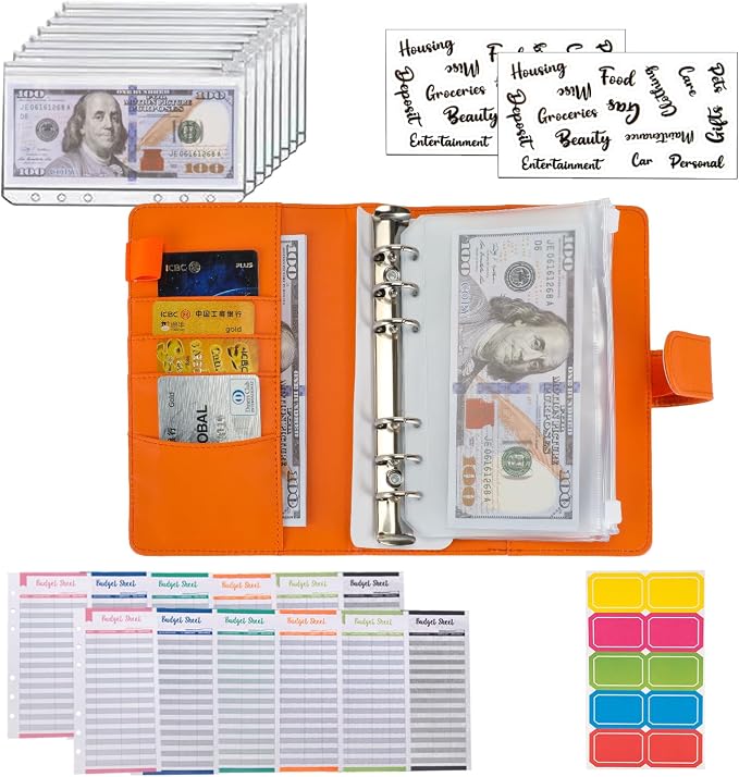 NICOOTH Budget Binder A6 Money Saving Binder - Image 4