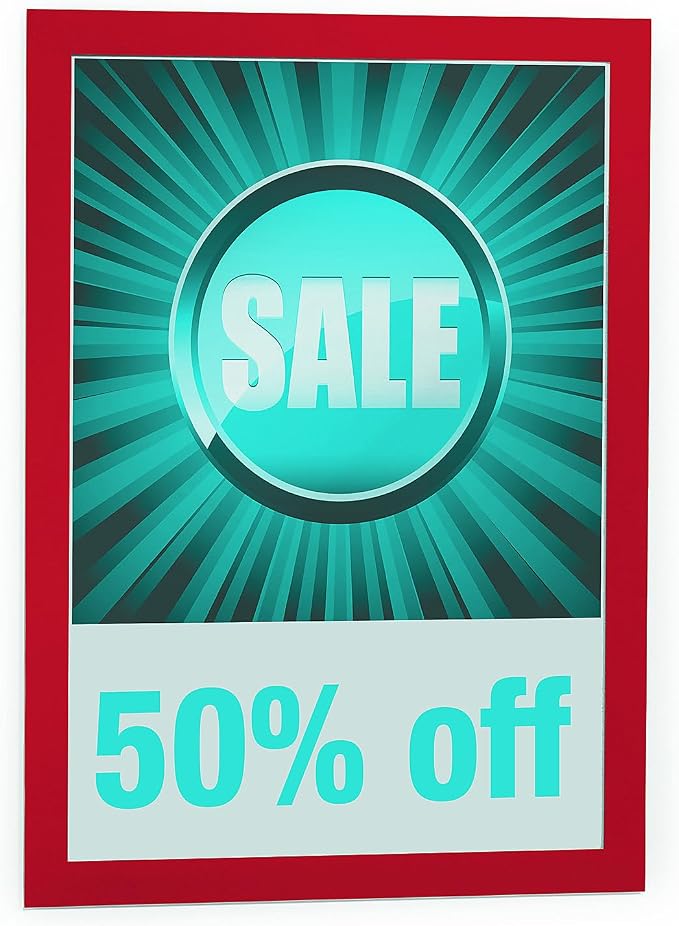 Durable Duraframe Self-Adhesive Magnetic Document Sign Holder - Image 3
