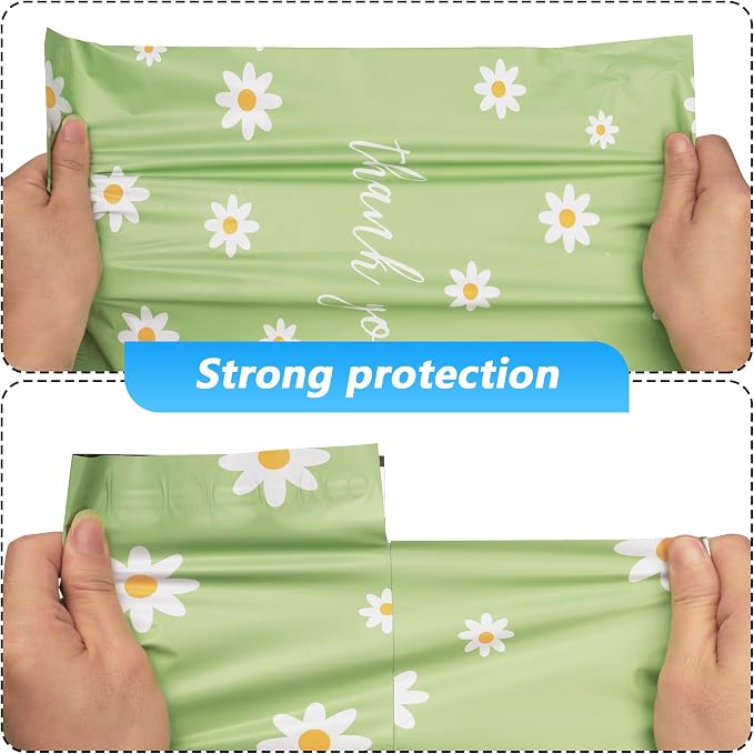 Thank You Poly Mailer 10x13 Inch 25 Pcs, Waterproof and Tear-Resistant Shipping - Image 4