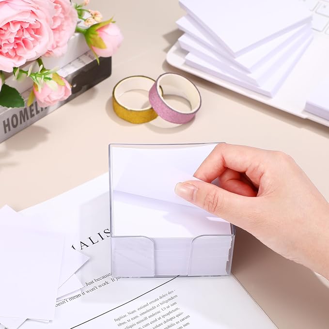 1000 Pieces Small Note Pad 3.4 Inch x 3.4 Inch Square Memo Cube Refill Memo Pads - Image 3