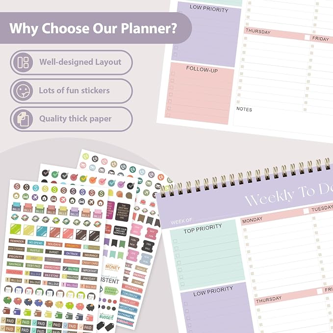 Weekly To Do List Notepad, Undated Planner - Image 6