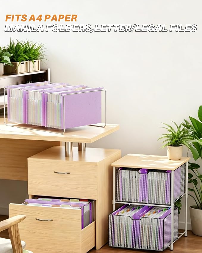Ansook Hanging File Folders, Legal Size - Image 3