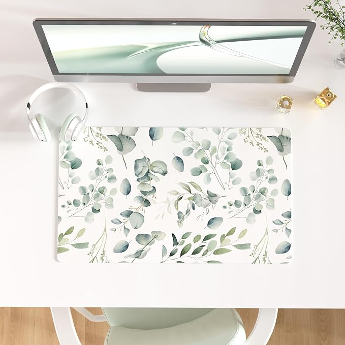 Colorful Star Large Mouse Pad, PU Leather Waterproof Desk Mat, Computer Gaming by ColorfulStar