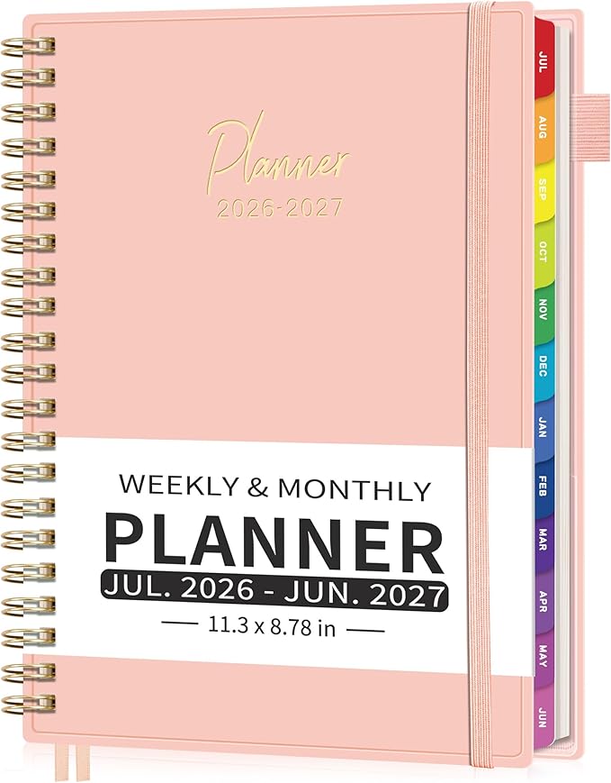 EMSHOI 2026-2027 Appointment Book, 15-Minute Hourly Academic Planner, Large Size by EMSHOI