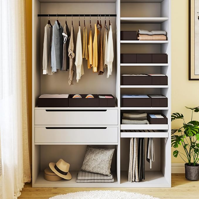 DIMJ Drawer Organizer Clothes, 12 Pack Underwear Organizer, Foldable Closet - Image 5
