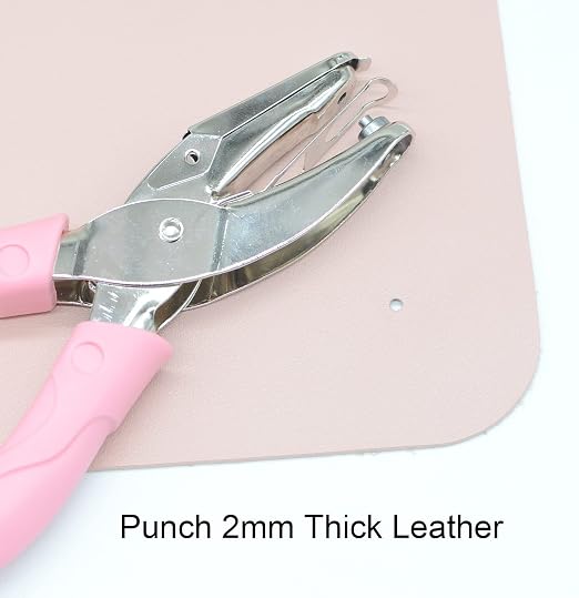 1 Pack 6.3 Inch Length 1/8 Inch Diameter of Circle Hole Handheld Single Paper - Image 3