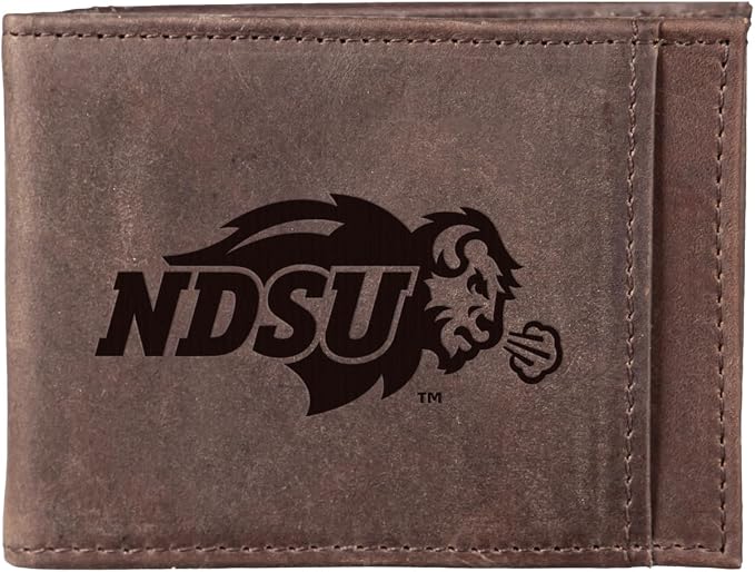 Team Sports America NCAA North Dakota State University Front Pocket Slim Wallet by TeamSportsAmerica