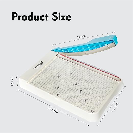 12 inch Paper Cutter, Guillotine Paper Cutter Heavy Duty, - Image 5