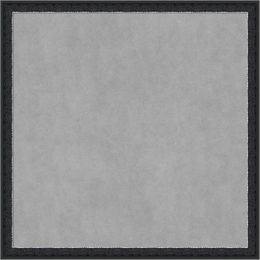 Amanti Art Black Framed Magnetic Board 26x26 Medium Vision Board by AmantiArt