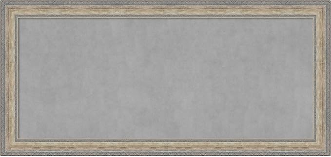 Amanti Art Silver Framed Magnetic Board 25x53 Oversize Vision Board by AmantiArt