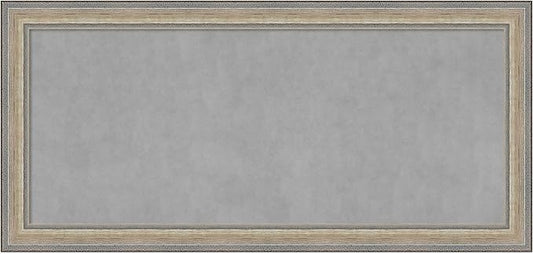 Amanti Art Silver Framed Magnetic Board 25x53 Oversize Vision Board by AmantiArt