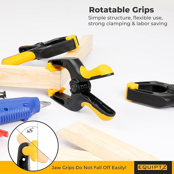 EQUIPTZ 6 inch Spring Clamps Heavy Duty - Image 4